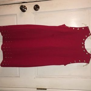 Michael Kors red and gold dress